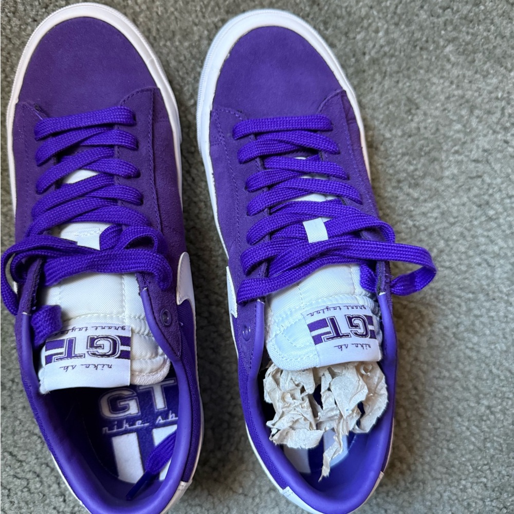 NEW Nike SB Men’s Zoom Blazer Low Pro GT Shoes US M8 Purple